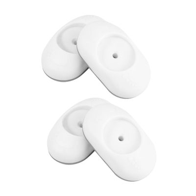 MOLUCKFU Safety Gate Wall Protectors, White, 4-Pack