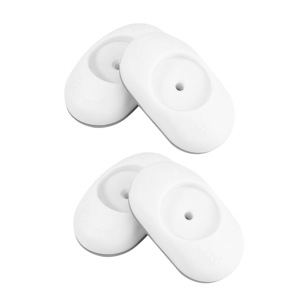 MOLUCKFU Safety Gate Wall Protectors, White, 4-Pack