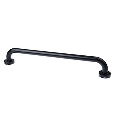 Black Aluminum Shower Grab Bar and Bathroom Handrail