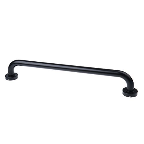 Black Aluminum Shower Grab Bar and Bathroom Handrail