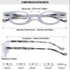 Lanomi Fashion Oval Reading Glasses, Gray, +1.5 view 2