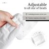 Winter the Dolphin Adjustable Sleep Eye Mask and Ear Warmers, Solid Color, Side-Sleep Headband (68.1 x 10.9 cm) view 4