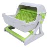 Naroote Semi-Automatic Self-Cleaning Cat Litter Box, PP Plastic, Easy Assembly, Tilt-Bin Style, Large, Semi-Enclosed view 4