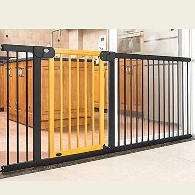 Expandable Pet Playpen and Safety Gate, Pressure-Mounted, 76–83 cm