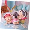 Alipis Sleeping Resin Cake Ornaments, Guardian Spirit for Birthday Cakes view 3