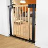 Extra-Wide Adjustable Wooden Pet Gate, 76–153 cm view 1