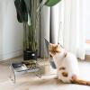 Elevated Cat Bowl with Stainless Steel Bowls view 4