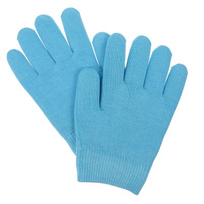 1 Pair Cotton Moisturizing Gel Gloves, Elastic