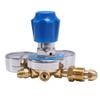 Okeeyseda Oxygen Cylinder Regulator, O2 Pressure-Reducing Inhaler with Dual Gauges view 2