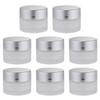 minkissy 8-Pack 10 g Refillable Glass Cream Jars with Lids and Inner Inserts view 1