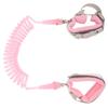 Baby Anti-Lost Harness with Stainless Steel Cable, Pink, PU/PVC view 1