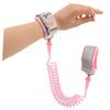 Baby Anti-Lost Harness with Stainless Steel Cable, Pink, PU/PVC view 3