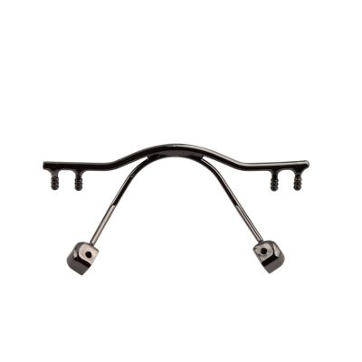 Generic Replacement Nose Bridge for Rimless Eyeglass Frames, Stainless Steel, NB018# (NB018 Gun)