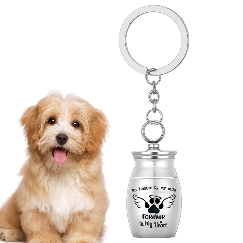 Pet Ash Urn Keychain for Dogs and Cats