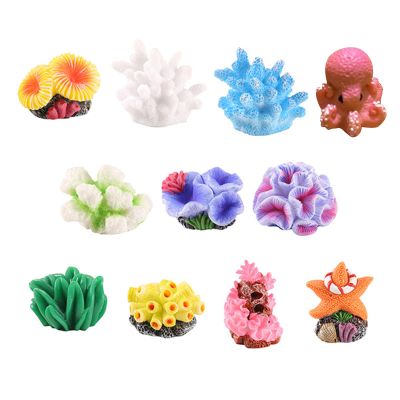 11-Piece Aquarium Decoration Set
