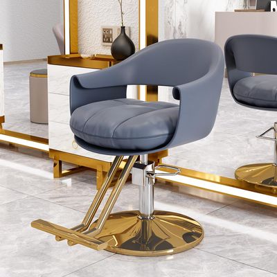 Professional Barber Chair with Heavy-Duty Hydraulic Pump and 360° Swivel