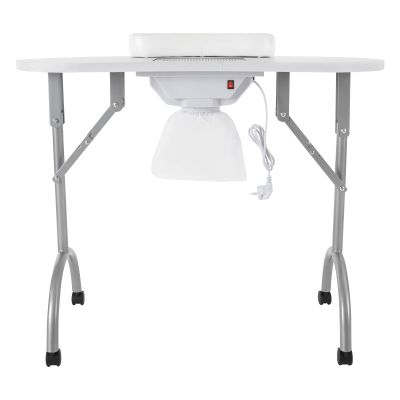 Foldable Manicure Table with Nail Dust Collector