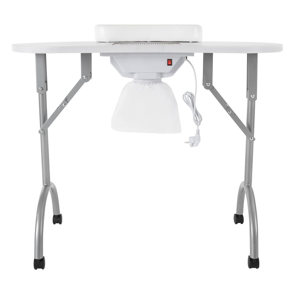 Foldable Manicure Table with Nail Dust Collector