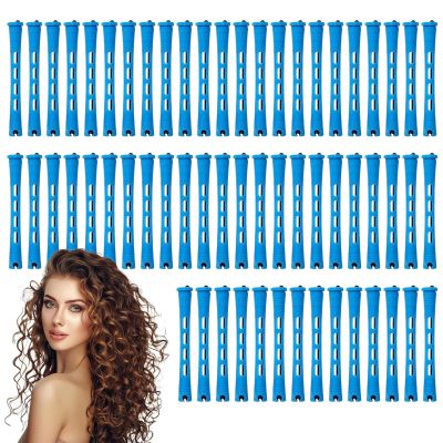60 Blue Cold Wave Rods for Perms and Curls