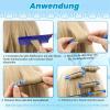 60 Blue Cold Wave Rods for Perms and Curls view 4