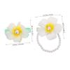 2 Frangipani Hair Clips for Women, Beach Party view 2
