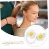 2 Frangipani Hair Clips for Women, Beach Party view 3