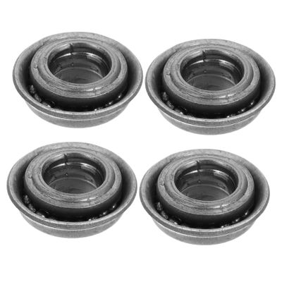 Wheelchair Axle Bearings, 4-Piece Steel Set for Front Fork and Wheel Mount