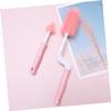 Baby Bottle Cleaning Brush with Rotating Handle, Silicone, Pink view 3