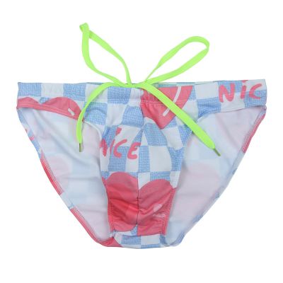 Men's Sexy Wet-Look Mesh Briefs, Low-Rise Breathable Underwear