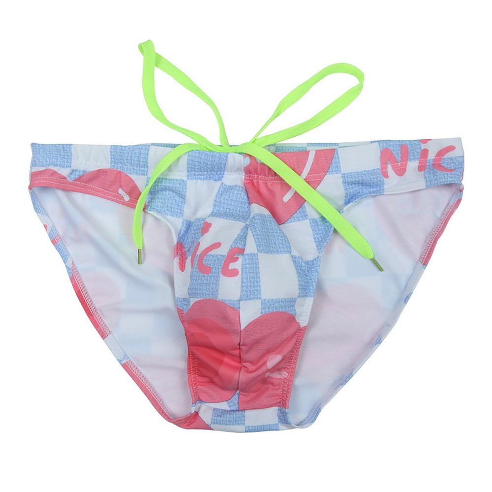 Men's Sexy Wet-Look Mesh Briefs, Low-Rise Breathable Underwear