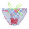 Men's Sexy Wet-Look Mesh Briefs, Low-Rise Breathable Underwear view 1