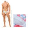 Men's Sexy Wet-Look Mesh Briefs, Low-Rise Breathable Underwear view 4