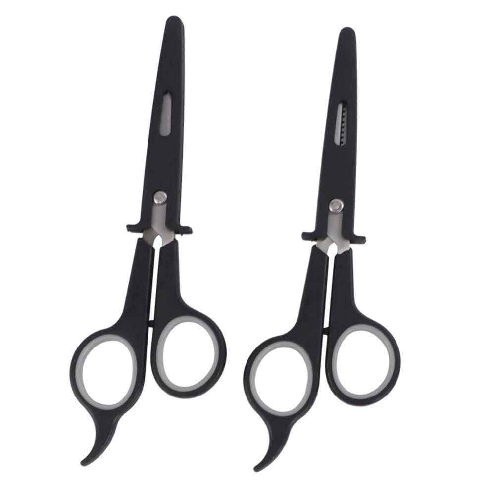 HAPINARY 2-Piece Stainless Steel and ABS Pet Grooming Scissors, Sharp and Shape-Stable, for Dogs and Cats