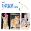 BESPORTBLE Plush Ball for Cats - Interactive Teaser Stick view 3