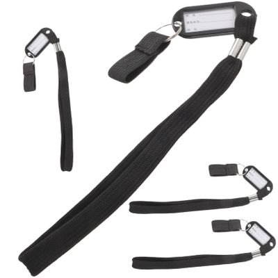 KOMBIUDA 4-Pack Nylon Walking Cane Wrist Straps with Anti-Loss Feature and High Visibility