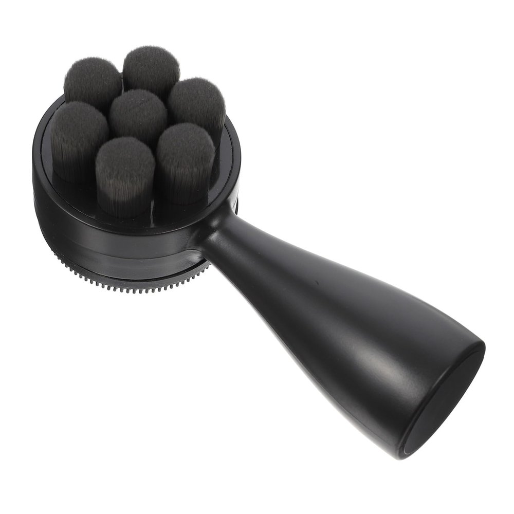 Manual Silicone Facial Cleansing Brush, Black, for Women