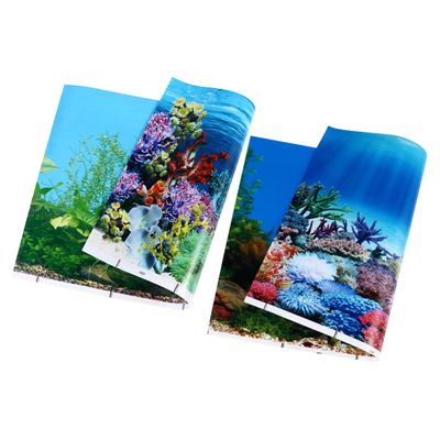 Happyyami Aquarium Background Stickers - 2 Pack
