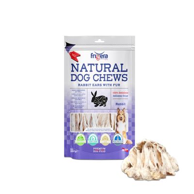 friGERA Rabbit Ears with Fur 250g