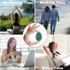 Yoni Egg Rose Quartz White Natural Jade Eggs for Women, Kegel Exercise, Tightening and Massage Eggs, Drilled Eggs, L 4.5 x 3 cm, Opalite view 3