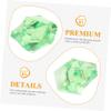 MAGICLULU Artificial Ice Cubes, 500 Pieces, 11 x 14 mm, Acrylic, Green view 3