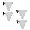 HAPINARY 4-Piece Fish Feeder Cups with Suction Cups view 1