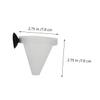 HAPINARY 4-Piece Fish Feeder Cups with Suction Cups view 2