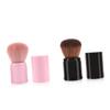 Pink Makeup Face Powder Applicator, Synthetic Fiber view 2