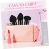 FOMIYES 3-Pack Makeup Sticks with Sponges, PP and Latex, Portable, Comfortable, Black view 2