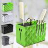 Double-Slot Hair Scissor Holder, ABS/PP, Black view 2
