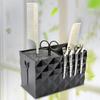 Double-Slot Hair Scissor Holder, ABS/PP, Black view 3