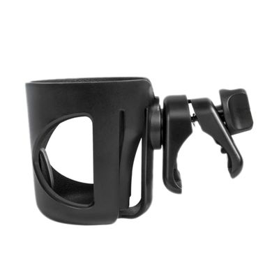 Black ABS Plastic Stroller Drink Holder