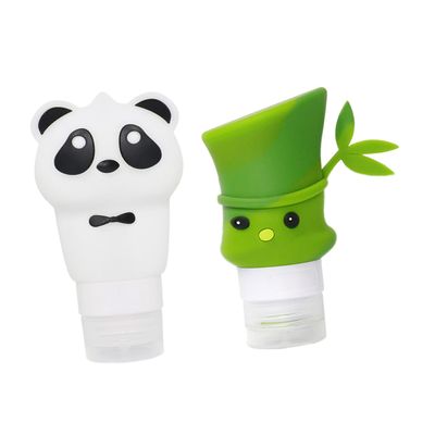 Healeved 2-Pack 60 mL Refillable Silicone Travel Bottles