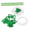 FRCOLOR Festive Green Clover Sequins for St. Patrick’s Day Nail Art view 3