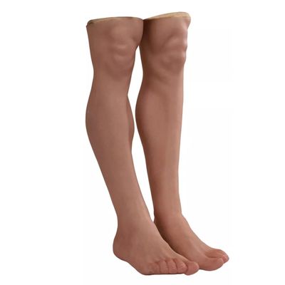 JYACANS Realistic Silicone Foot Prosthesis for Men, Right Foot (03)